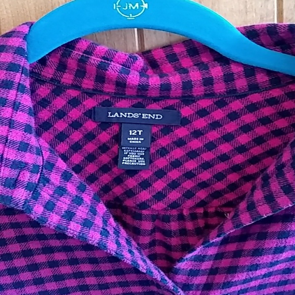 Land's end flannel shirt - Picture 2 of 4